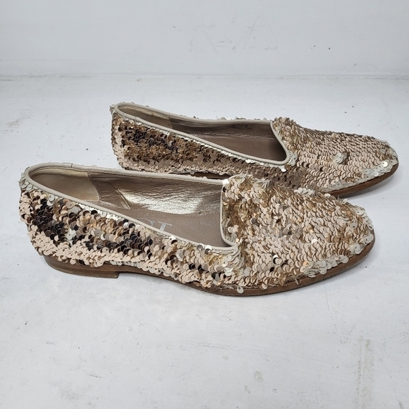 Attilo Giusti Leombruni AGL Made in Italy Sequin Loafer Size 36 - Picture 5 of 15